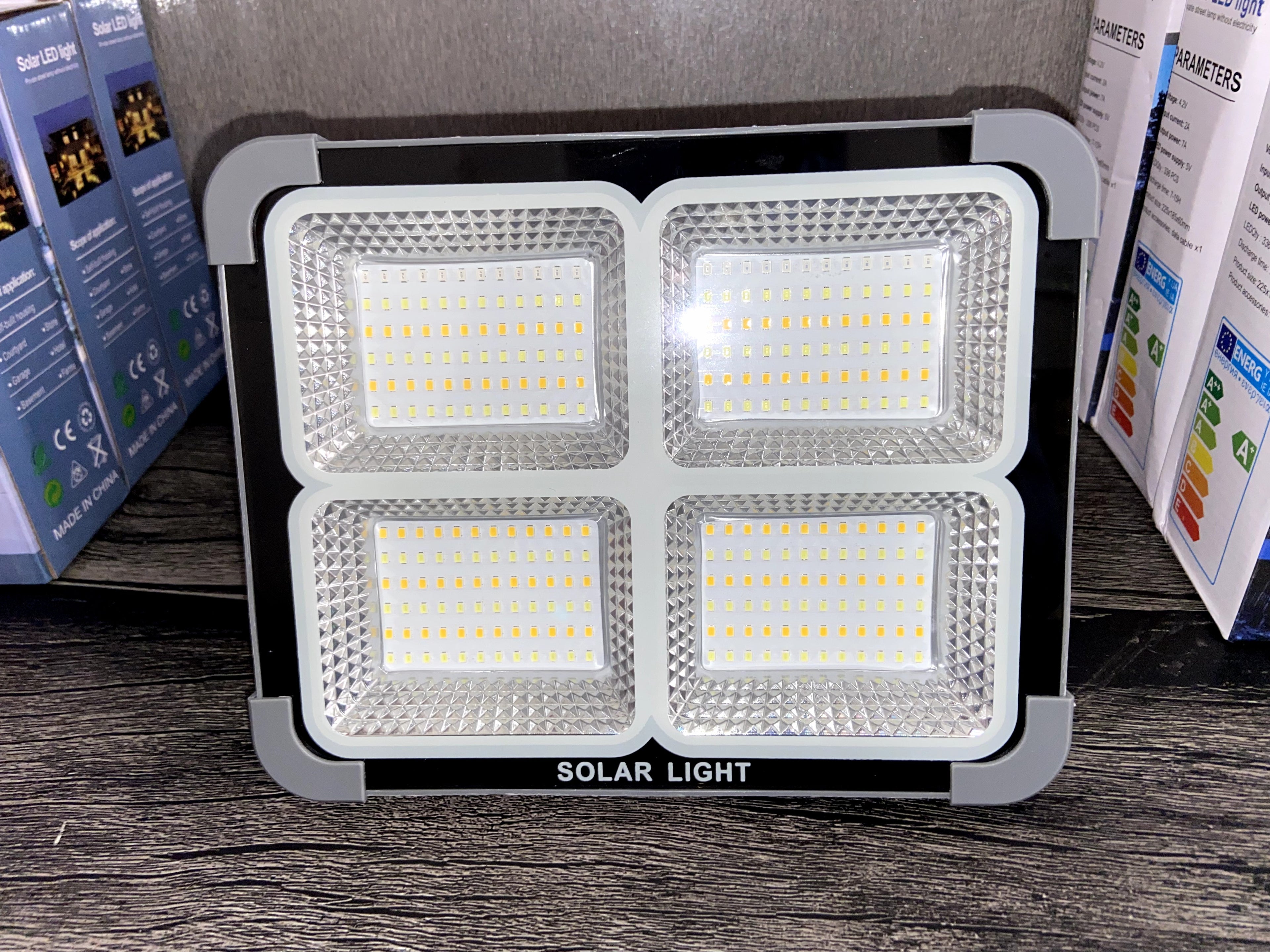 15000 Mah Power Bank With 300 Watt Solar LED Light